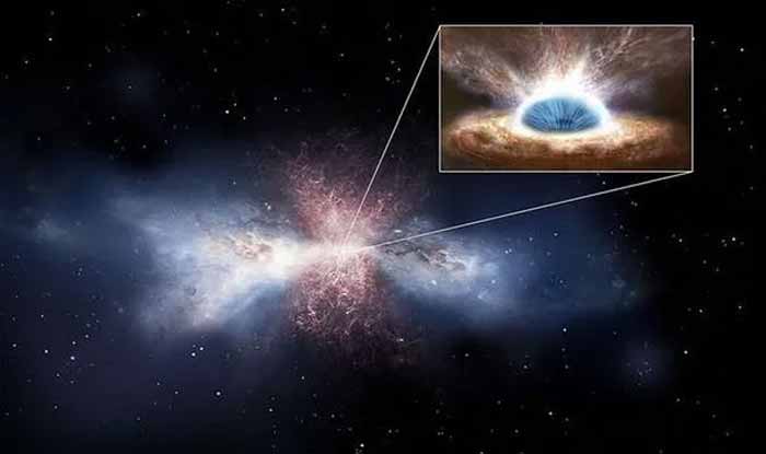 Un trou noir supermassif projette de l’ÉNERGIE dans l’espace à 4 345 228 KM/H
