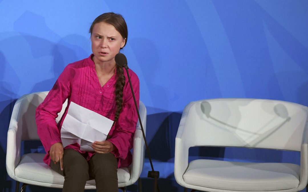 Greta Thunberg fustige les décideurs politiques