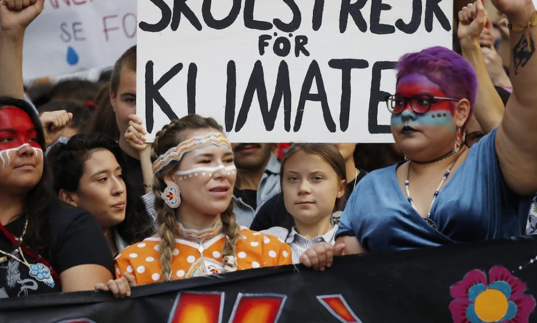 Manifestation grandiose à Montréal pour le climat