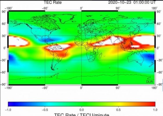 La ionosphère est en surchauffe