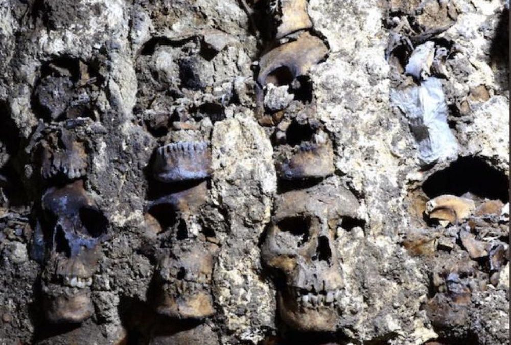 Une nouvelle série de crânes aztèques découverte au centre de Mexico