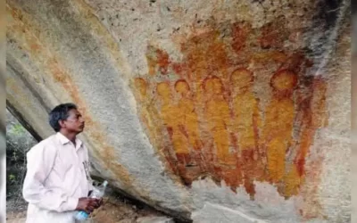 Des peintures d’OVNIs et d’extraterrestres vieilles de 10 000 ans découvertes en Inde