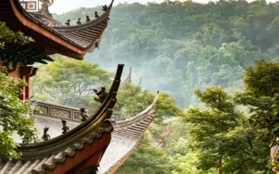 L’histoire de la montagne volante dans la Chine ancienne