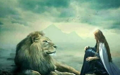 La dame et le lion